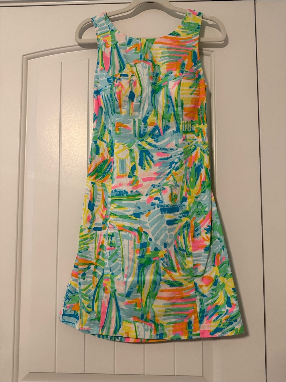 Lilly Pulitzer Courtney Shift Dress Size 00 Sea Salt Sun Print